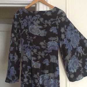 Free People Flower Print Dress Hippy Chic! NWOT